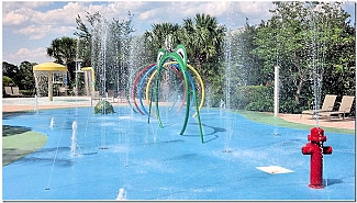FallZone Splash Pad Playground Surfacing