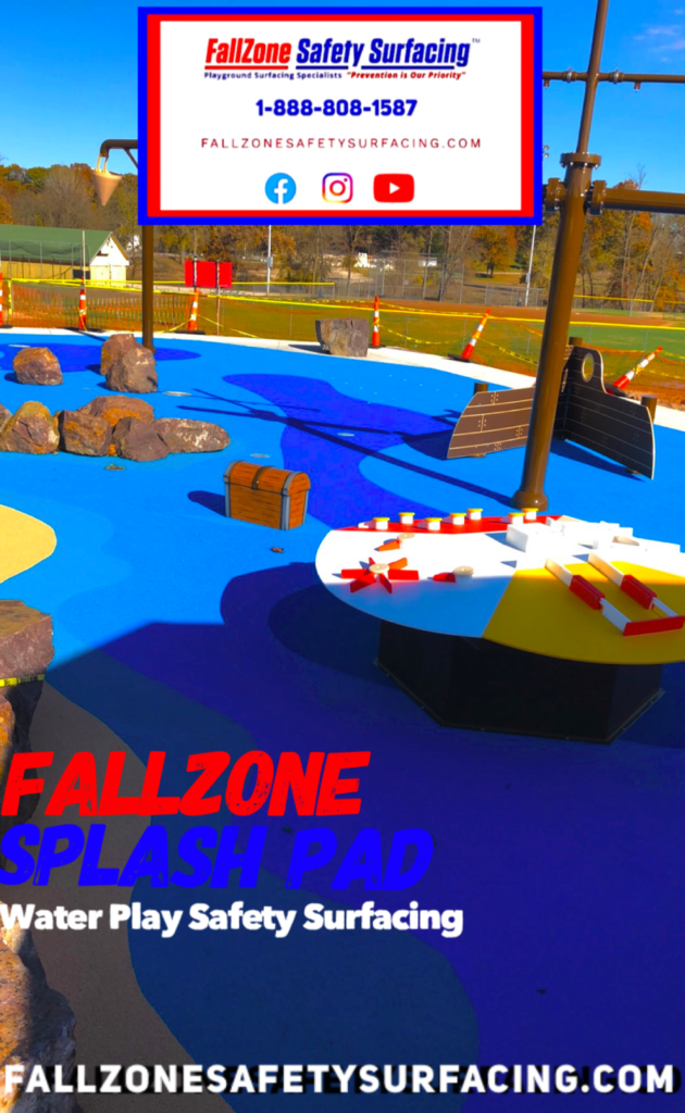 FallZone Splash Pad Playground Surfaces