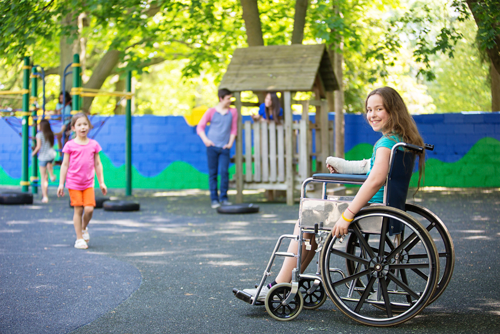 Handicap Accessible FallZone Playground Safety Surfacing 