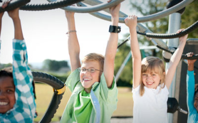 FallZone Playground Surfacing Fall-Zone & Fall-Height for Playground Monkey Bars 