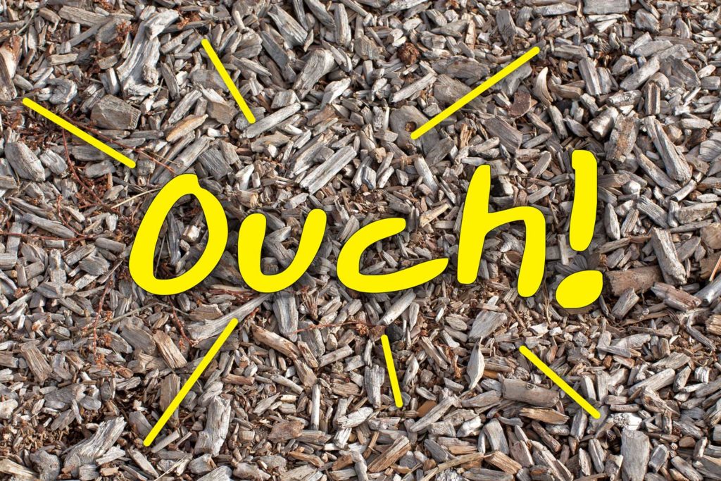 Unsafe Playground Wood Mulch
