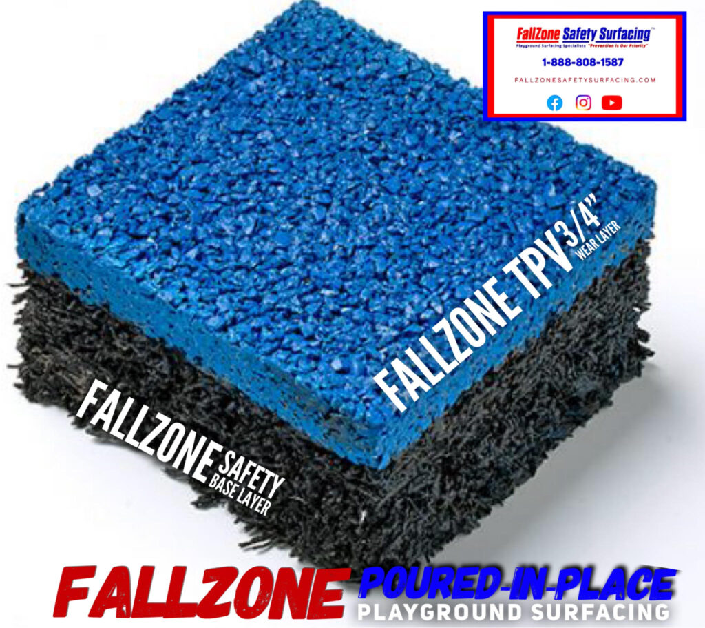 FallZone Poured-in-Place Rubber Playground Surfacing