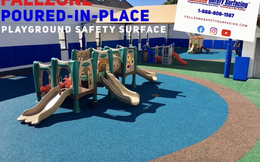 Poured in Place Rubber Playground Surfacing Installations Illinois Playgrounds
