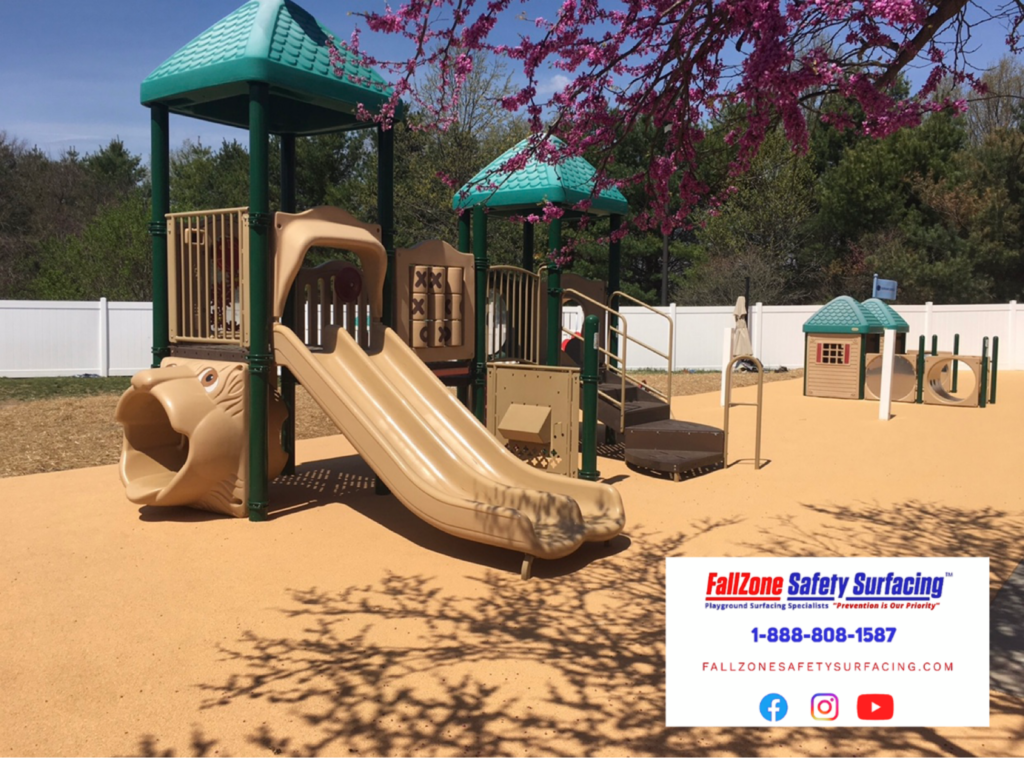 Poured-in-Place Rubber Playground Surfacing