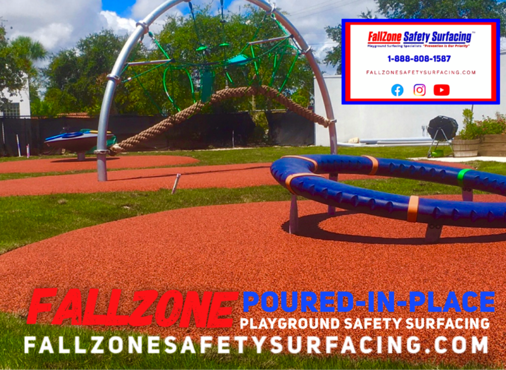 Poured in Place Rubber Playground Safety Surfacing