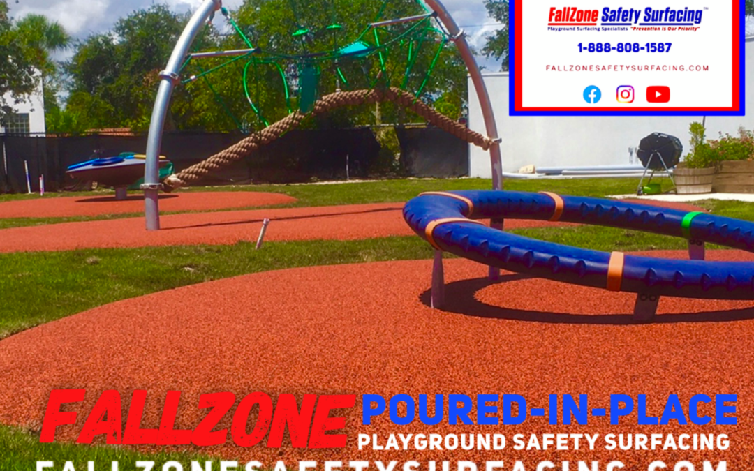Poured in Place Rubber Playground Surfacing Installations Arkansas Playgrounds