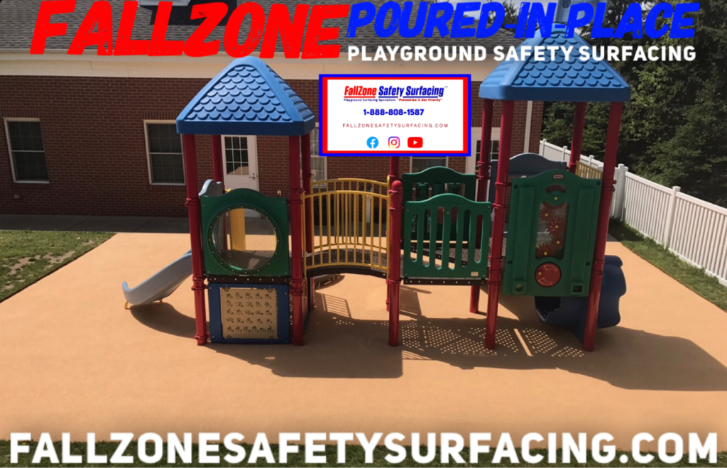 Poured-in-Place Rubber Playground Surfacing