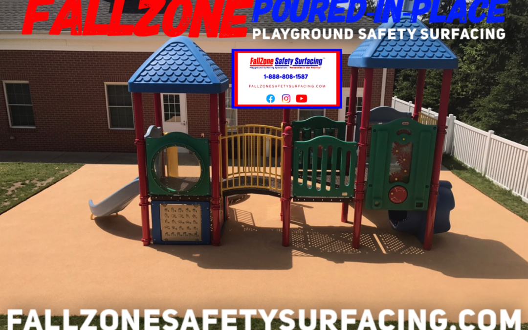Poured in Place Rubber Playground Surfacing Indiana Playground Surfaces