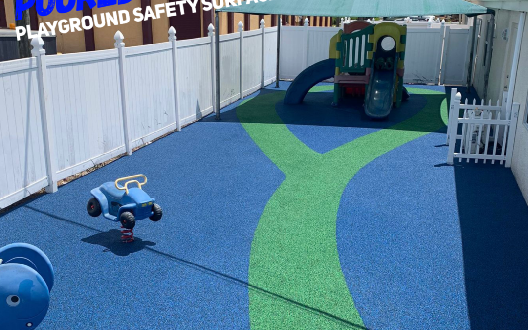 Poured in Place Rubber Playground Surfacing Installations Louisiana Playgrounds