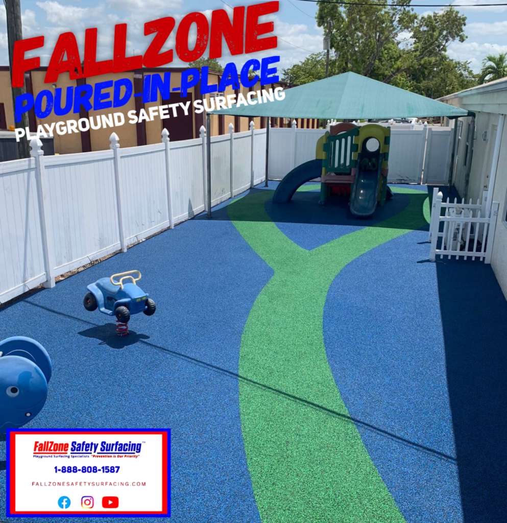 Poured in Place Rubber Playground Surfacing