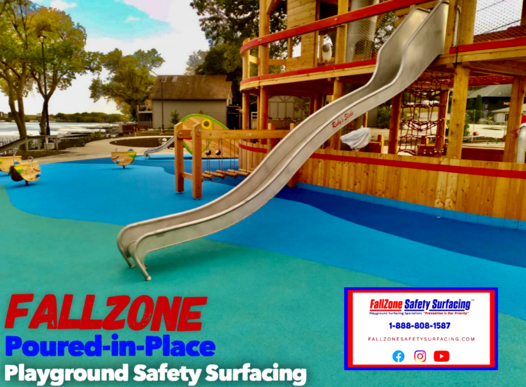 FallZone Poured-in-Place Rubber Playground Surfacing