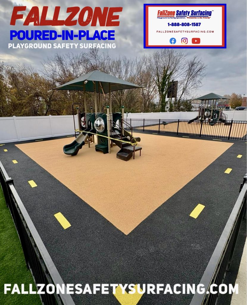 FallZone Poured-in-Place Rubber Playground Surfacing