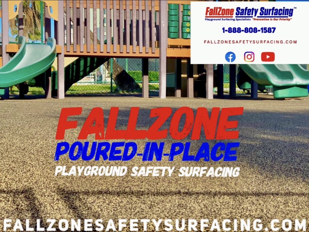 FallZone Poured-in-Place Rubber Playground Surfacing