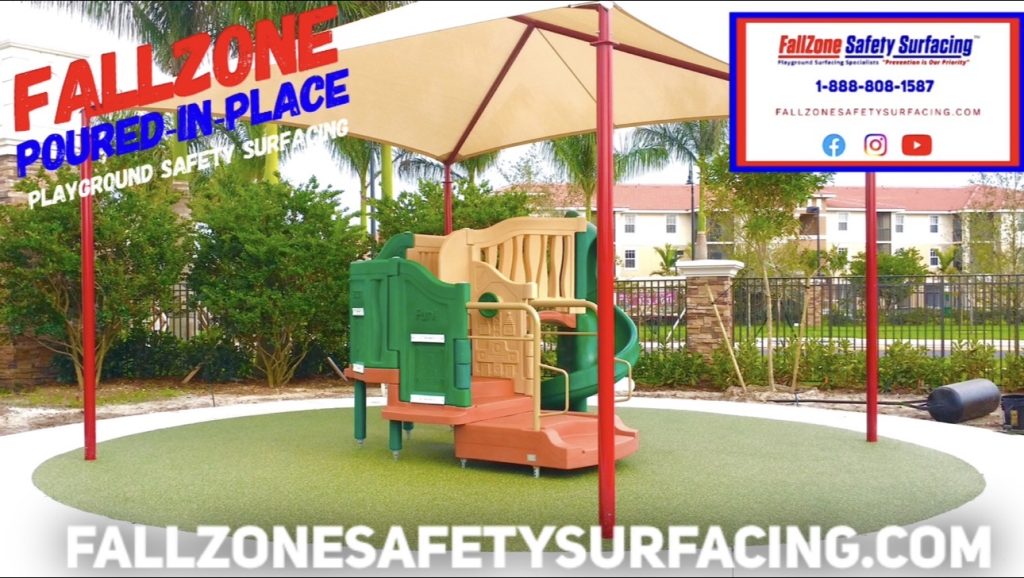 FallZone Poured-in-Place Playground Safety Surface