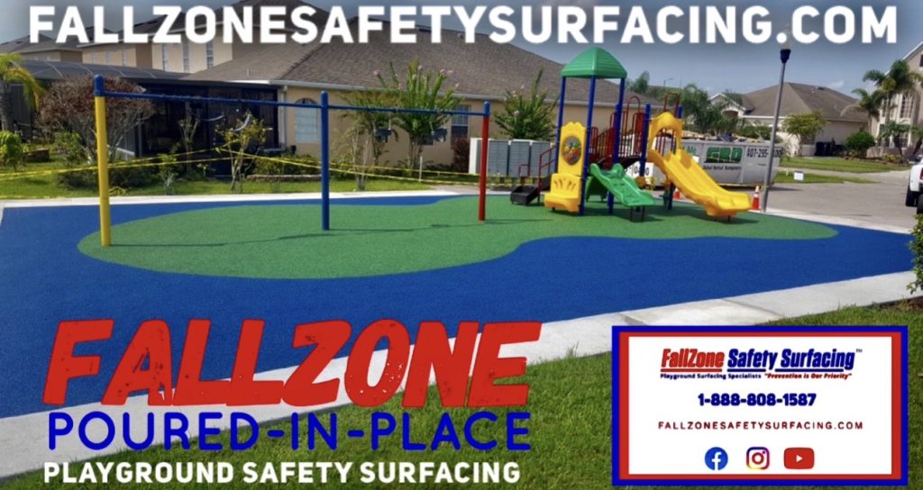 FallZone Poured-in-Place Rubber Playground Surfacing