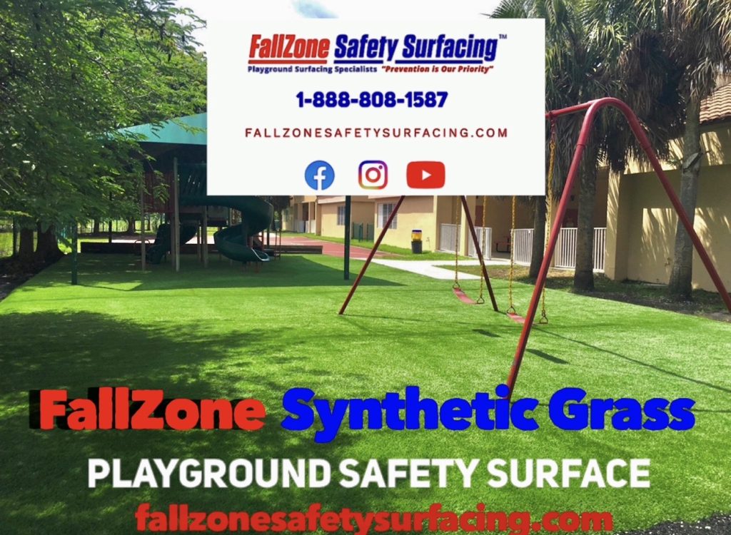 FallZone Synthetic Grass Playground Surfacing