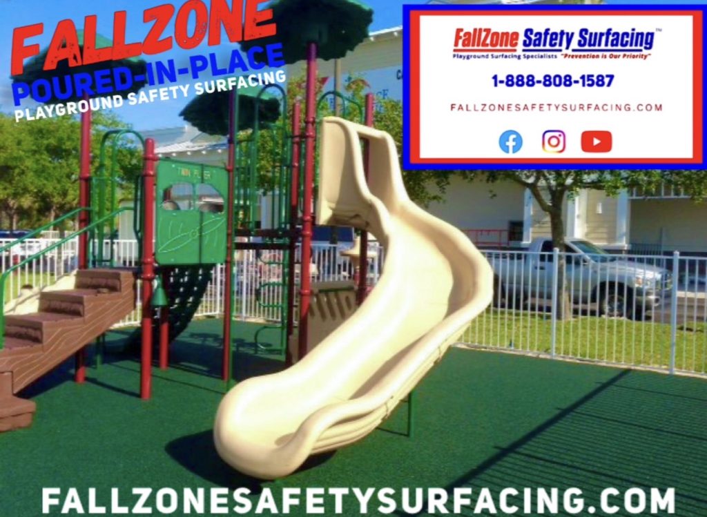 FallZone Poured-in-Place Playground Surface