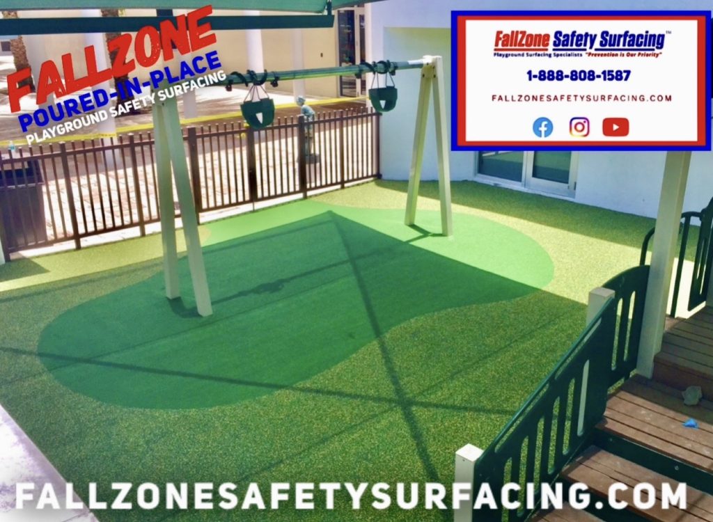 FallZone Poured-in-Place Rubber Playground Surfacing