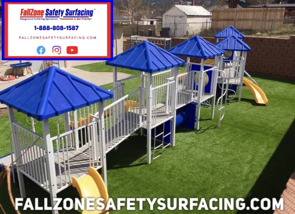 FallZone Synthetic Grass Playground Surfacing
