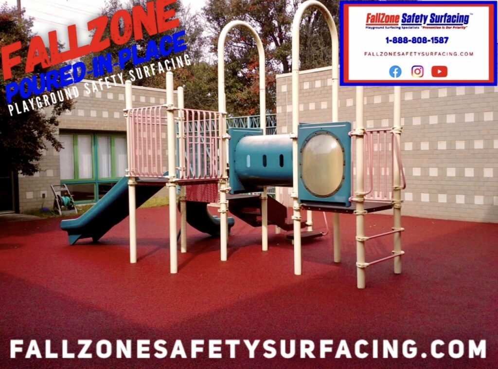 FallZone Poured-in-Place Rubber Playground Surfacing
