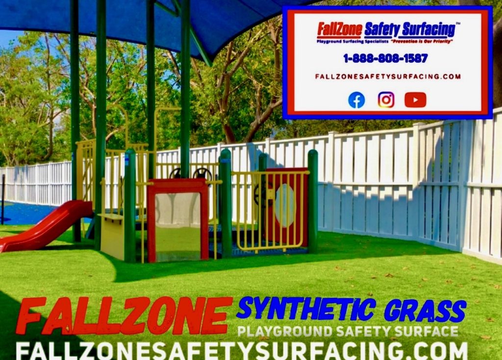 FallZone Synthetic Grass Playground Surfacing