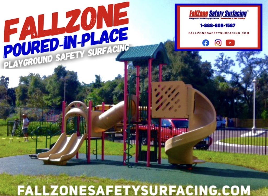 FallZone Poured-in-Place Rubber Playground Surfacing