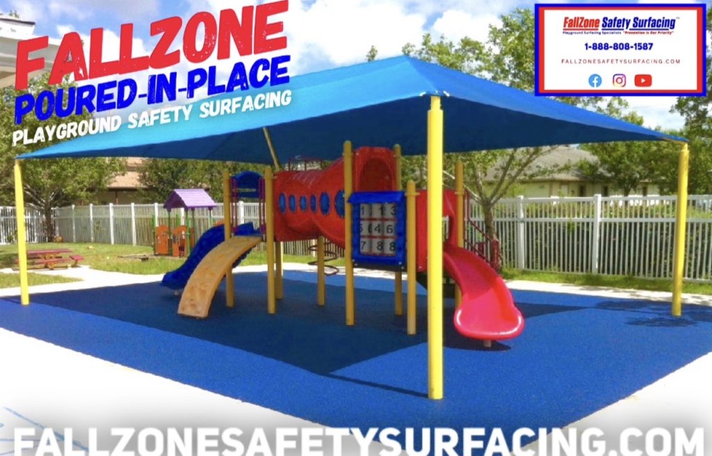 FallZone Poured-in-Place Rubber Playground Surfacing