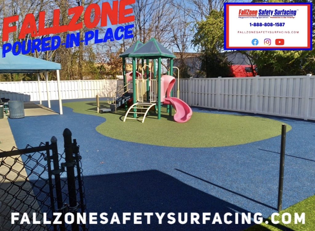 FallZone Poured-in-Place Rubber Playground Surfacing