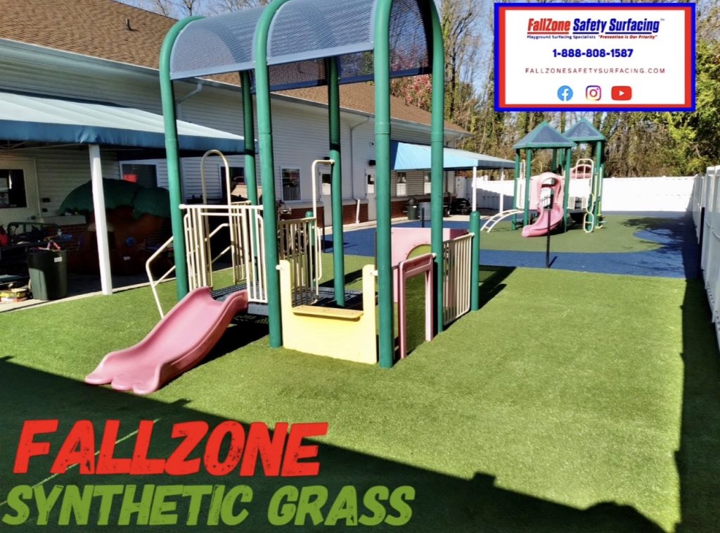 FallZone Synthetic Grass Playground Surfacing