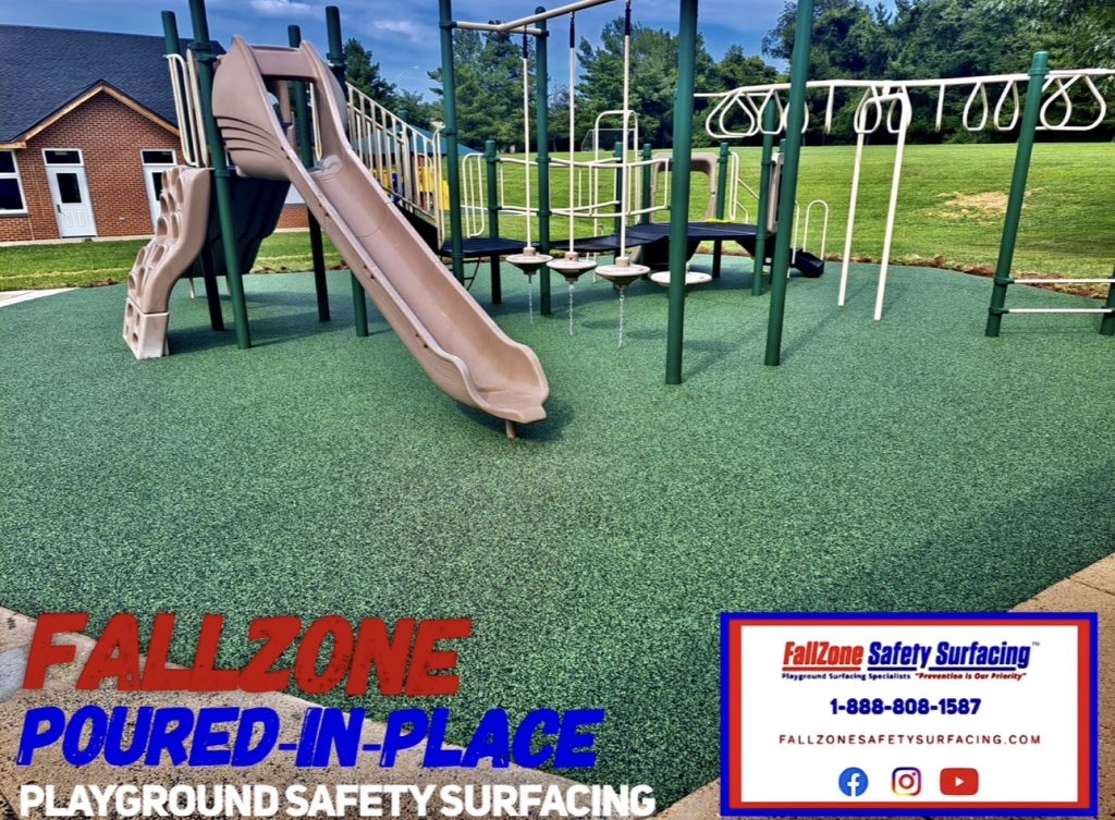 FallZone Poured-in-Place Rubber Playground Surfacing