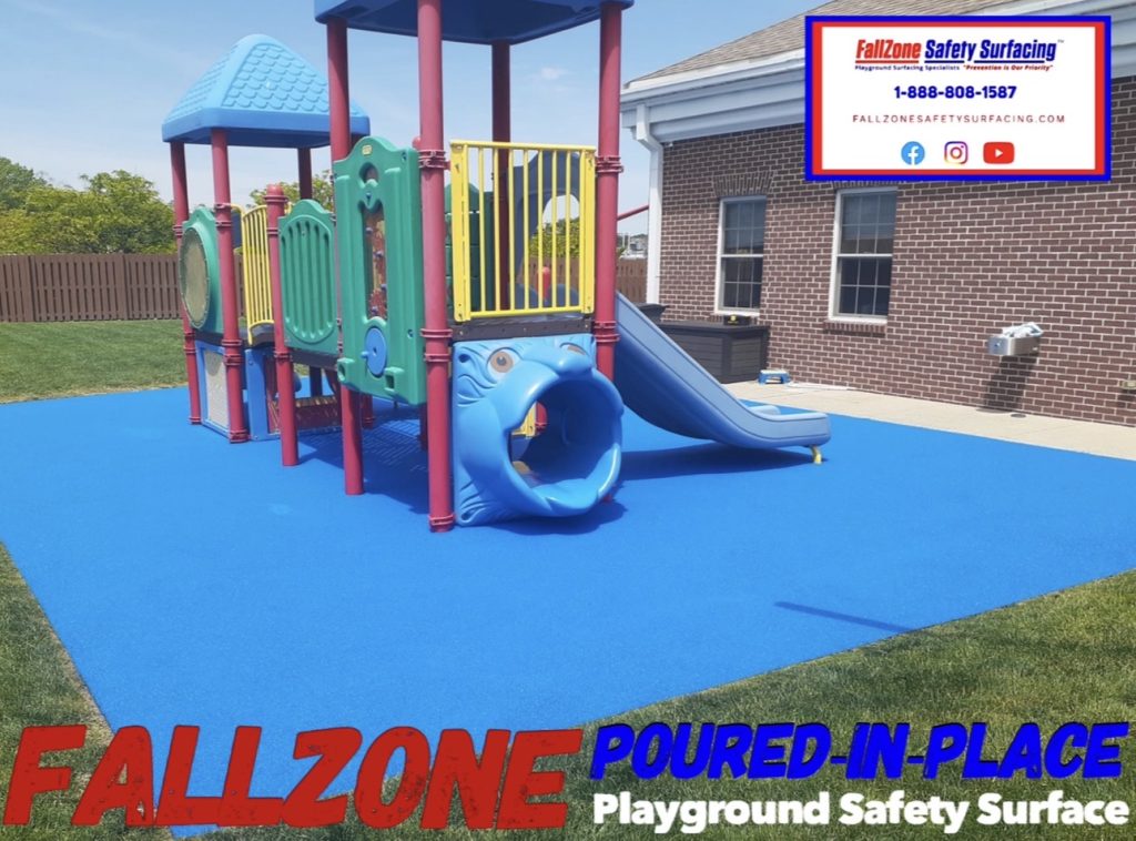 FallZone Poured-in-Place Rubber Playground Surfacing