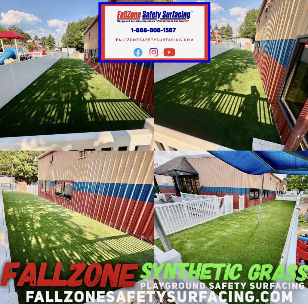 FallZone Synthetic Grass Playground Surfacing