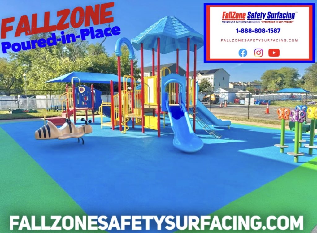 FallZone Poured-in-Place Rubber Playground Surfacing